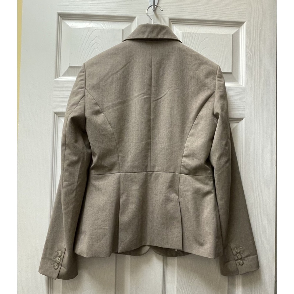 The Limited Women's Collection Beige Tan Lapel Blazer Jacket Sz 6 Classic Sharp - Picture 5 of 14